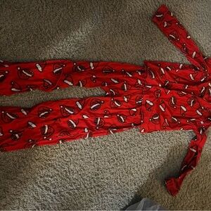 Cat & Jack Red Sleepwear with Santa Hats